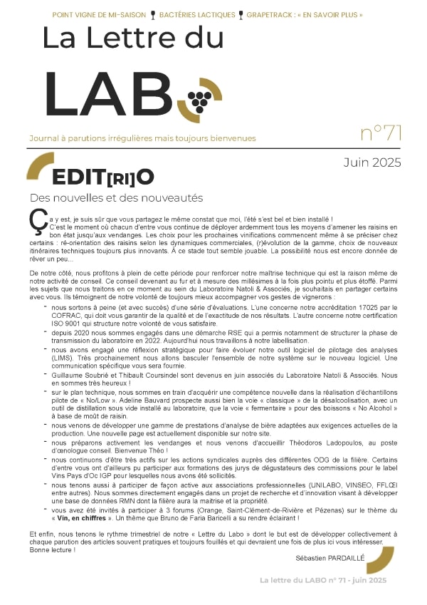 La lettre du Labo n°71 – Juin 2025