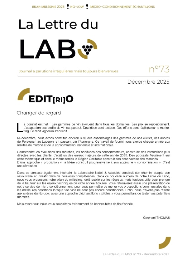 La lettre du Labo n°73 – Décembre 2025